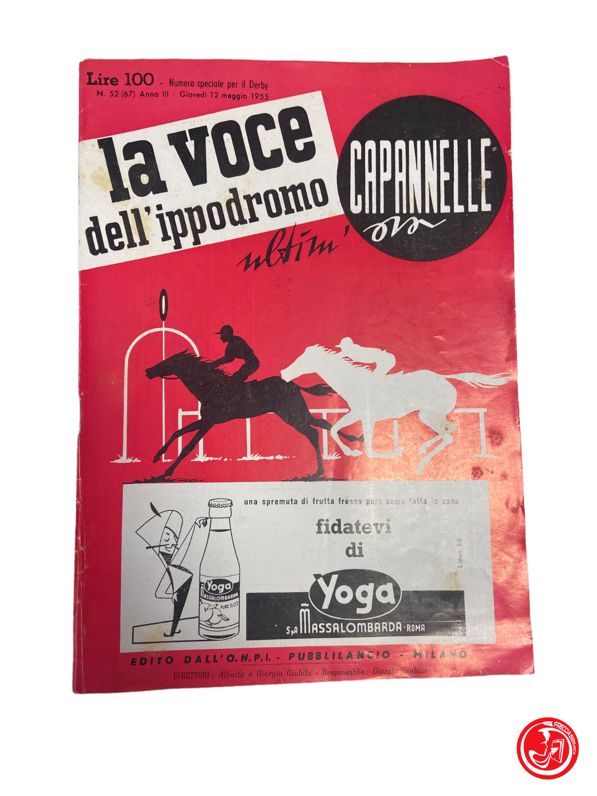 La voce dell'ippodromo - capannelle - metà '900