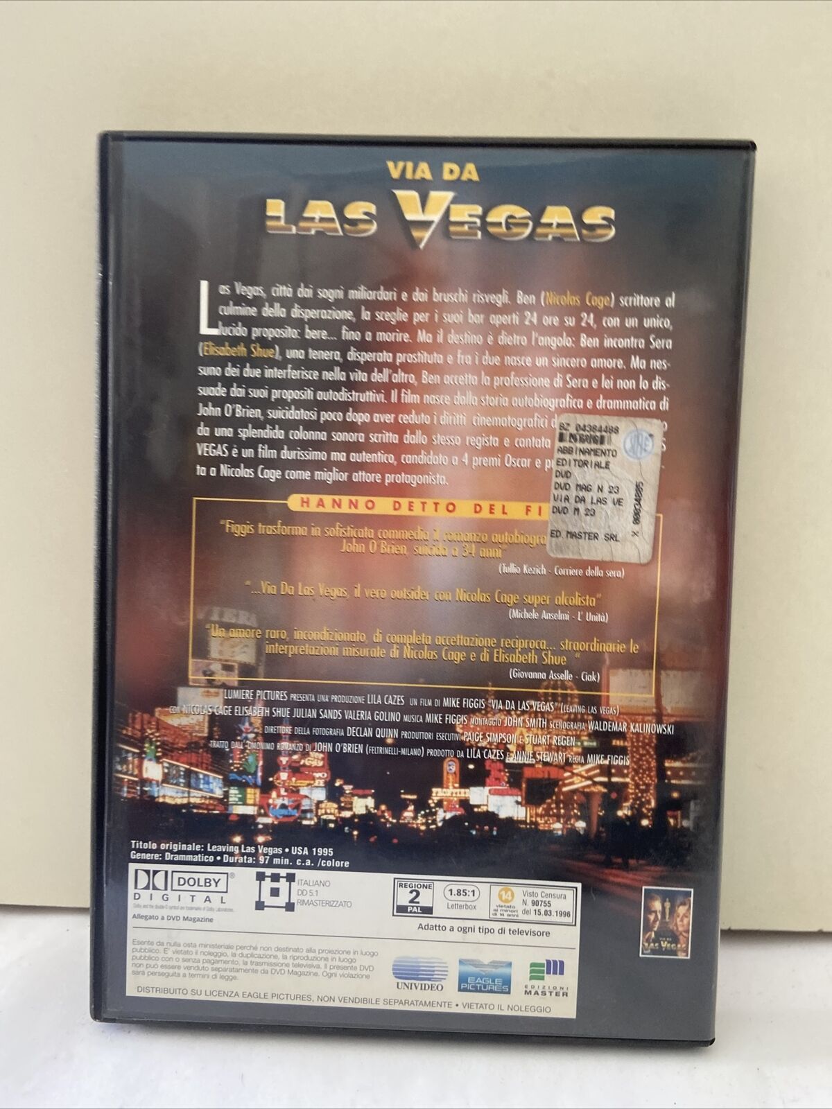 DVD Loin de Las Vegas