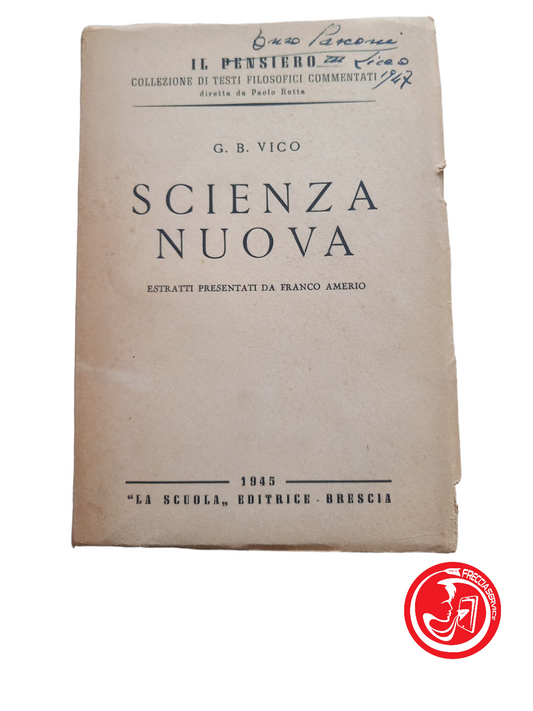 SCIENZA NUOVA - G.B. VICO 1945