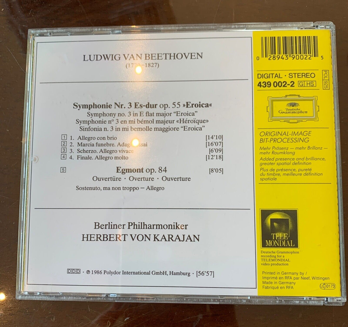 Beethoven, Berliner Philharmoniker, Herbert von Karajan - Symphonie n°3