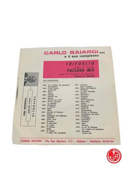 Carlo Baiardi - Trifoglio / Paesana mia