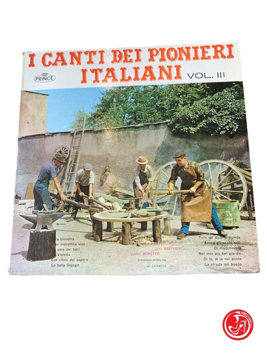 Les chants des pionniers italiens Vol.3