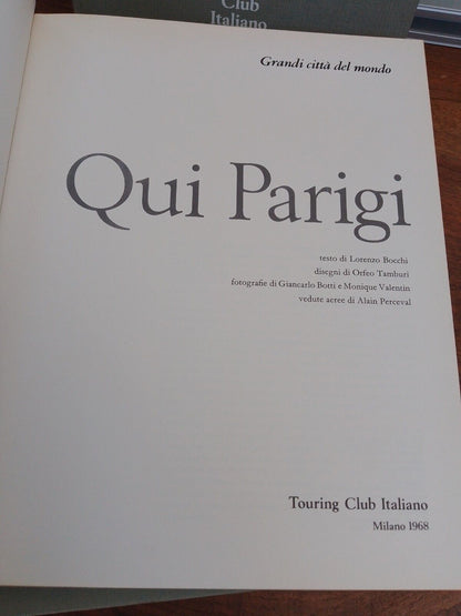 Grandi città del mondo - 9 volumi - Touring Club Italiano - 1969