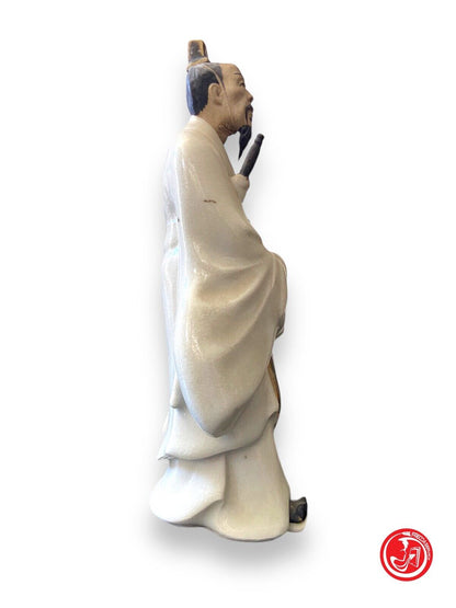 Worked ceramic statue 