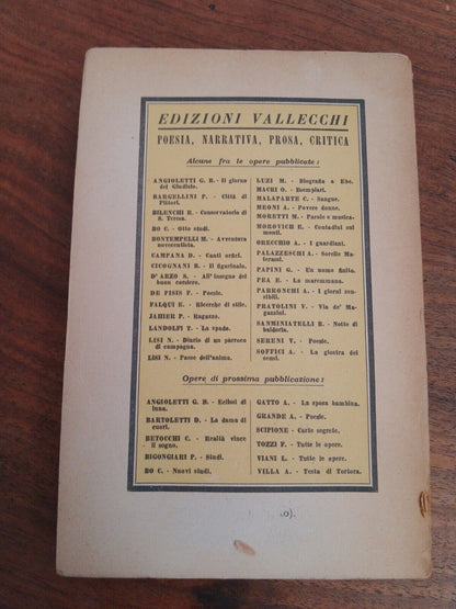 Fughe in prigione, C. Malaparte, Vallecchi ed., 1954 Seconda edizione