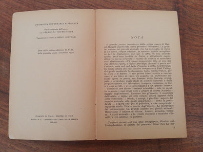 Le meraviglie del microscopio, M.Roland,  BUR, 1950