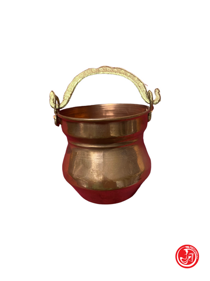 Copper furnishing accessory - small bucket