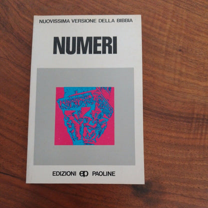 NUMERI - EDIZIONI PAOLINE 1974 NUOVISSIMA VERSIONE DELLA BIBBIA