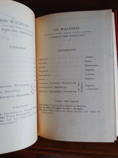 La Valkyrie, R. Wagner, Sansoni