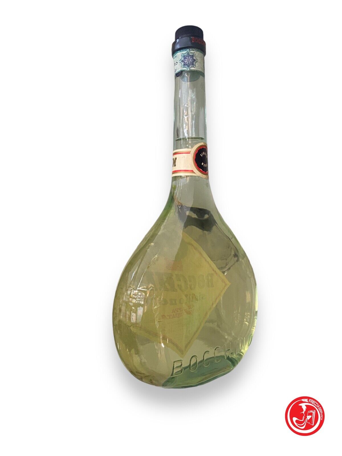 Bottle of Grappa Mouthpiece Black Seal 