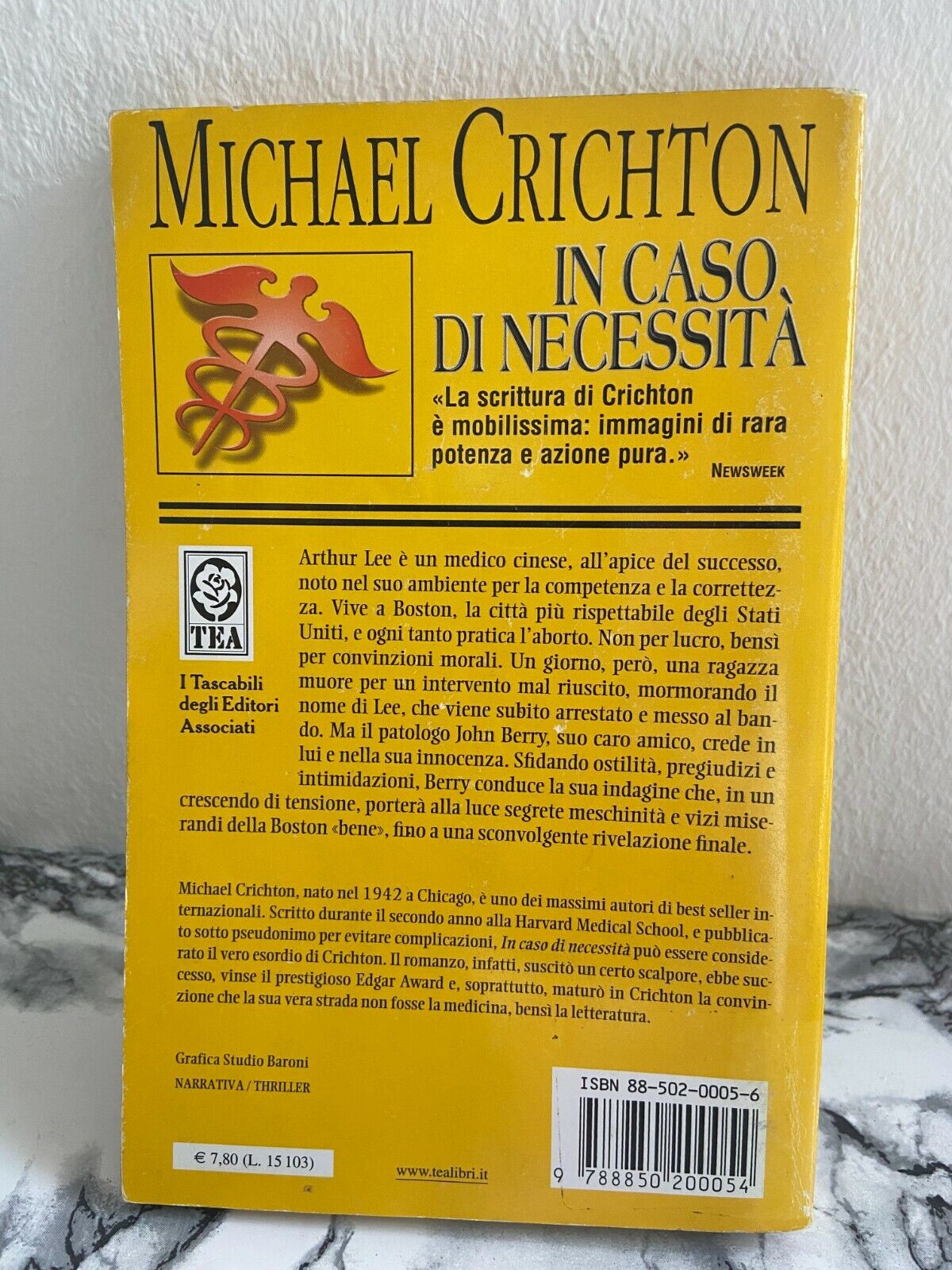 Libro - Michael Crichton - In caso di necessità