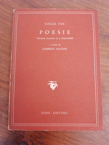 Poèmes, Edgar Poe, Fussi ed, version française par Mallarmé, vol. 1, 1947