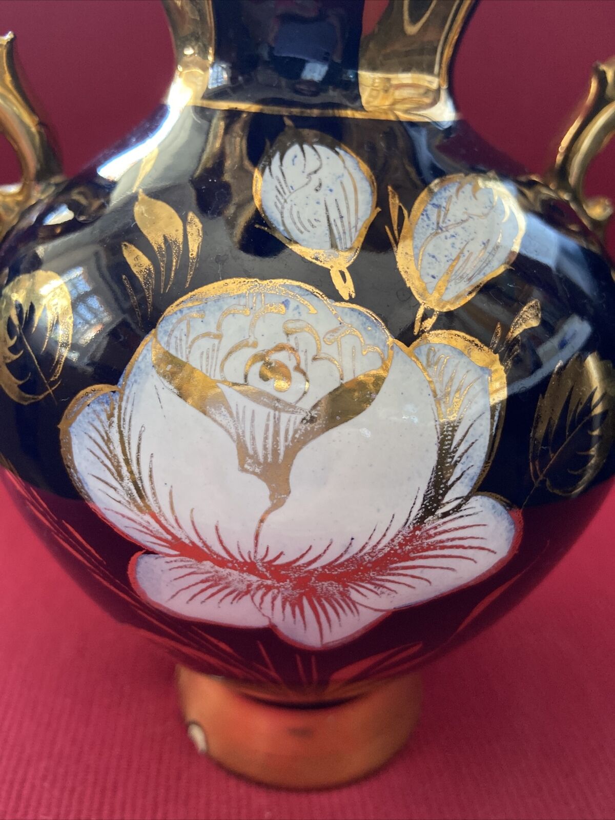 Sicas Estofior Limoges Style Vase