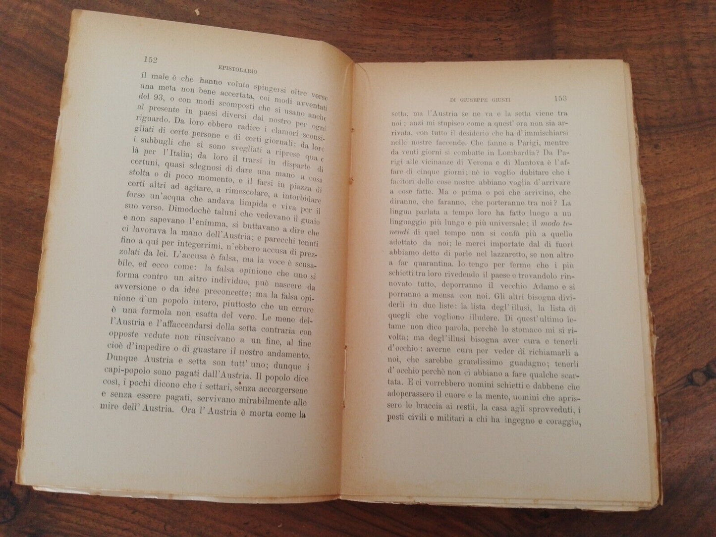 Epistolary of Giuseppe Giusti, vol.1-2-3, Le Monnier 1932