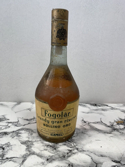 Bottle of Brandy Gran Riserva Fogolar - Gold Stamp