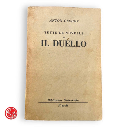 IL DUÉLLO - MARIA STUART - 2 volumi - A.CECHOV - ottobre 1954