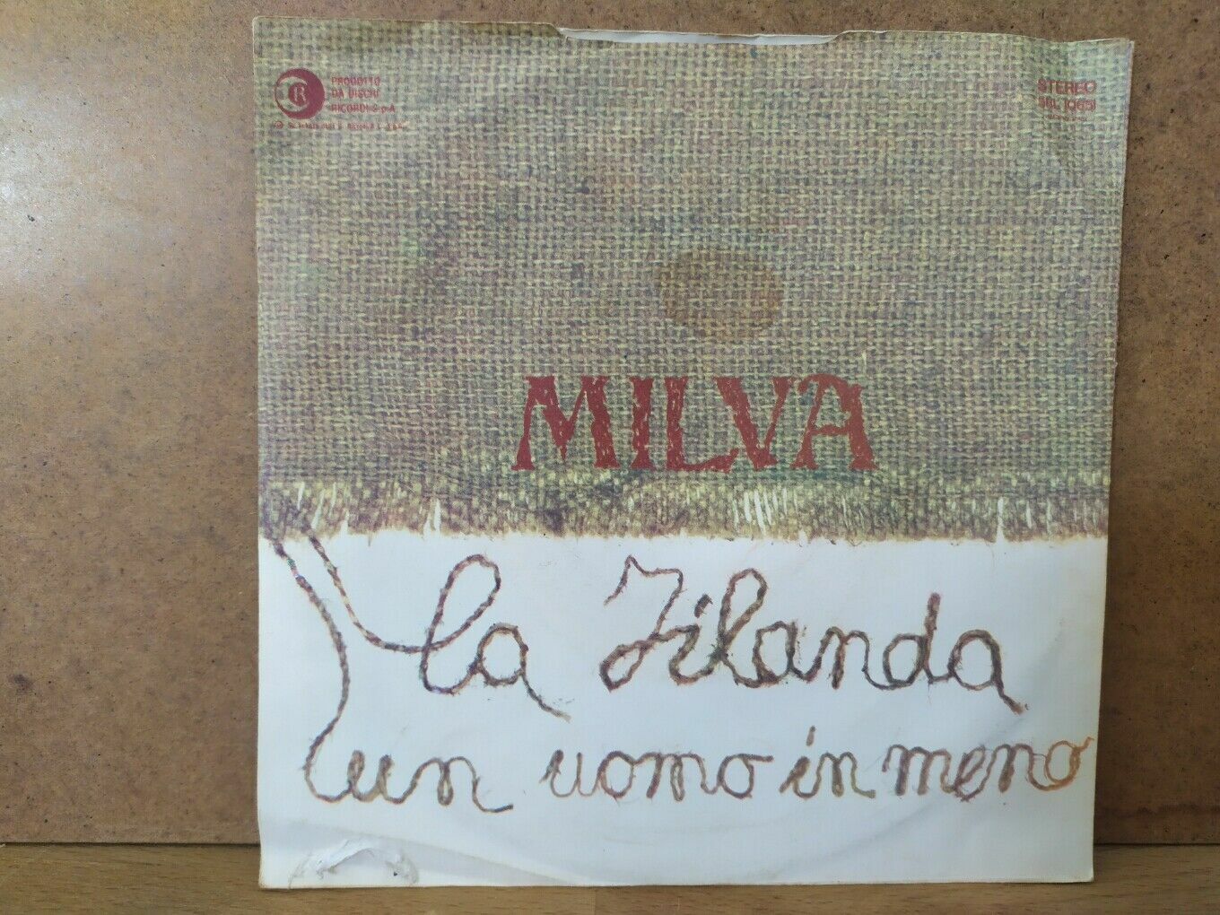 Milva – La Filanda / One less man