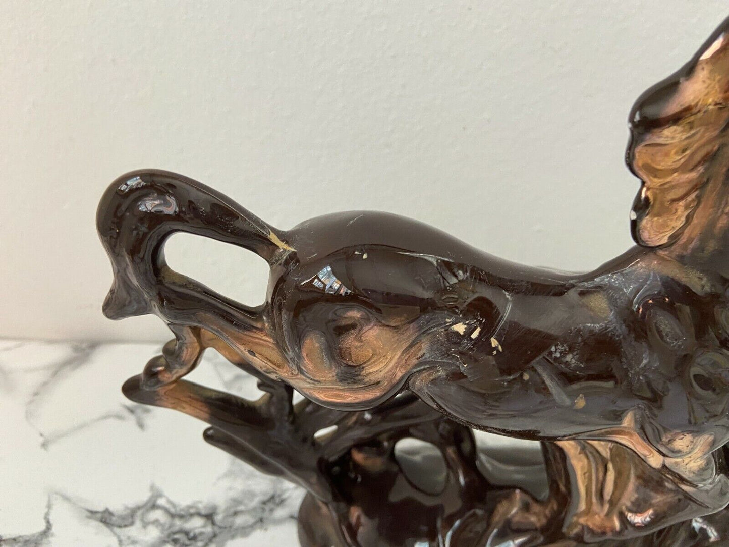 Arte e antiquariato - oggettistica - Statua cavalli rampanti Porcellana