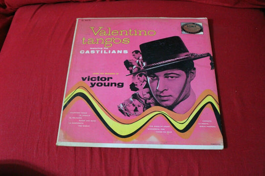 Les Castillans Sous La Direction De Victor Young ‎– Valentino (Une Collection De Tan 