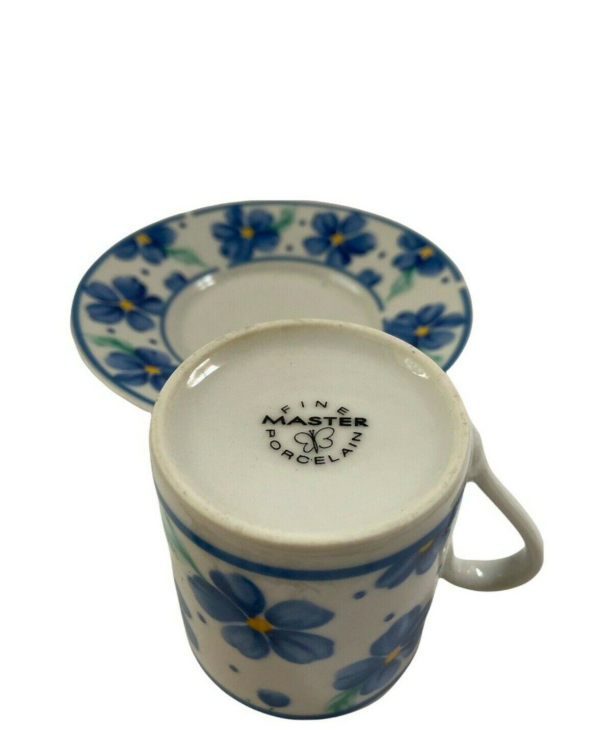 Service de 6 tasses à café - Porcelaine fine