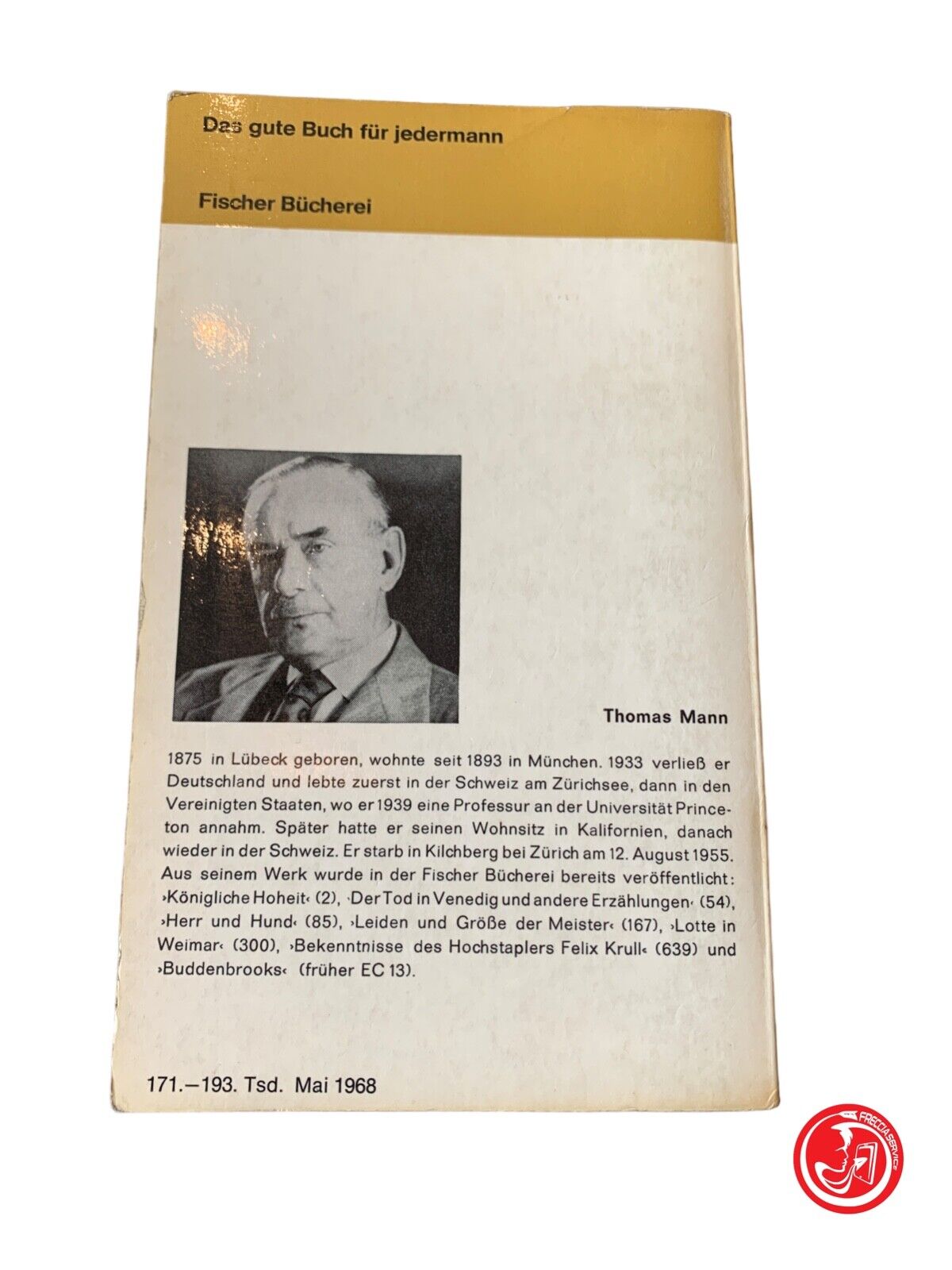 Buddenbrooks - Thomas Mann - Fischer Bücherei 1968