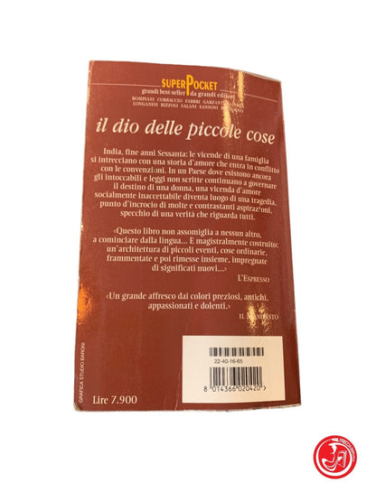 Il dio delle piccole cose - Arundhati Roy - Guanda 2000