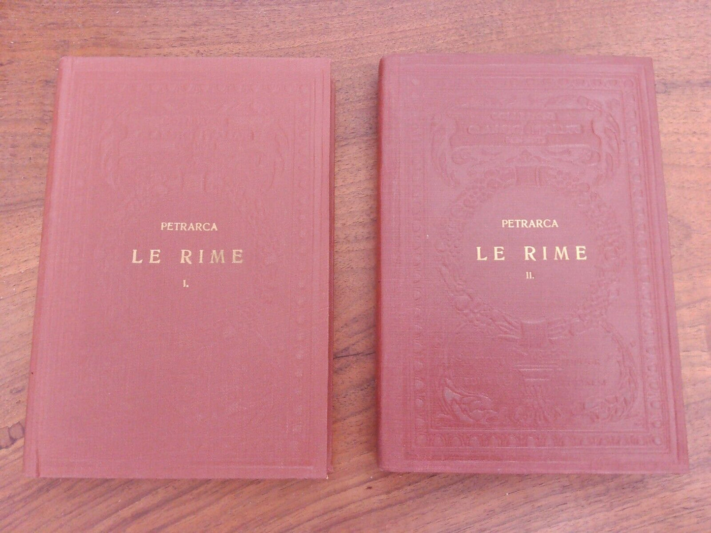 Le Rime, F. Petrarca, vol.1-2, UTET 1929