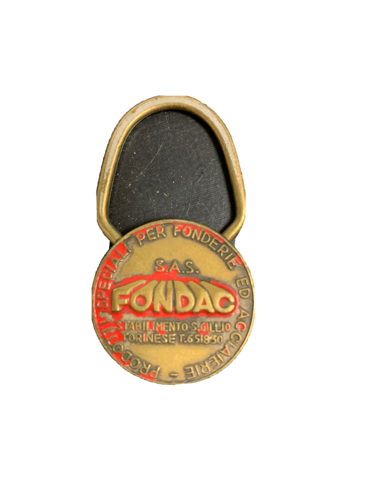 Vintage Fondac key ring