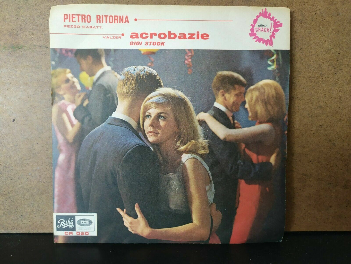 LP 45 7'' GIGI STOCK Pietro ritorna Acrobazie