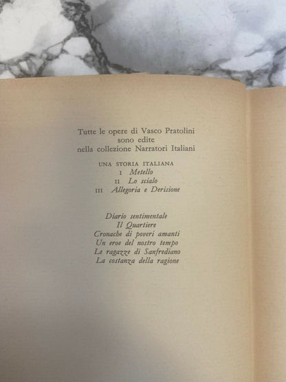 Libro - V. Pratolini - Cronaca familiare