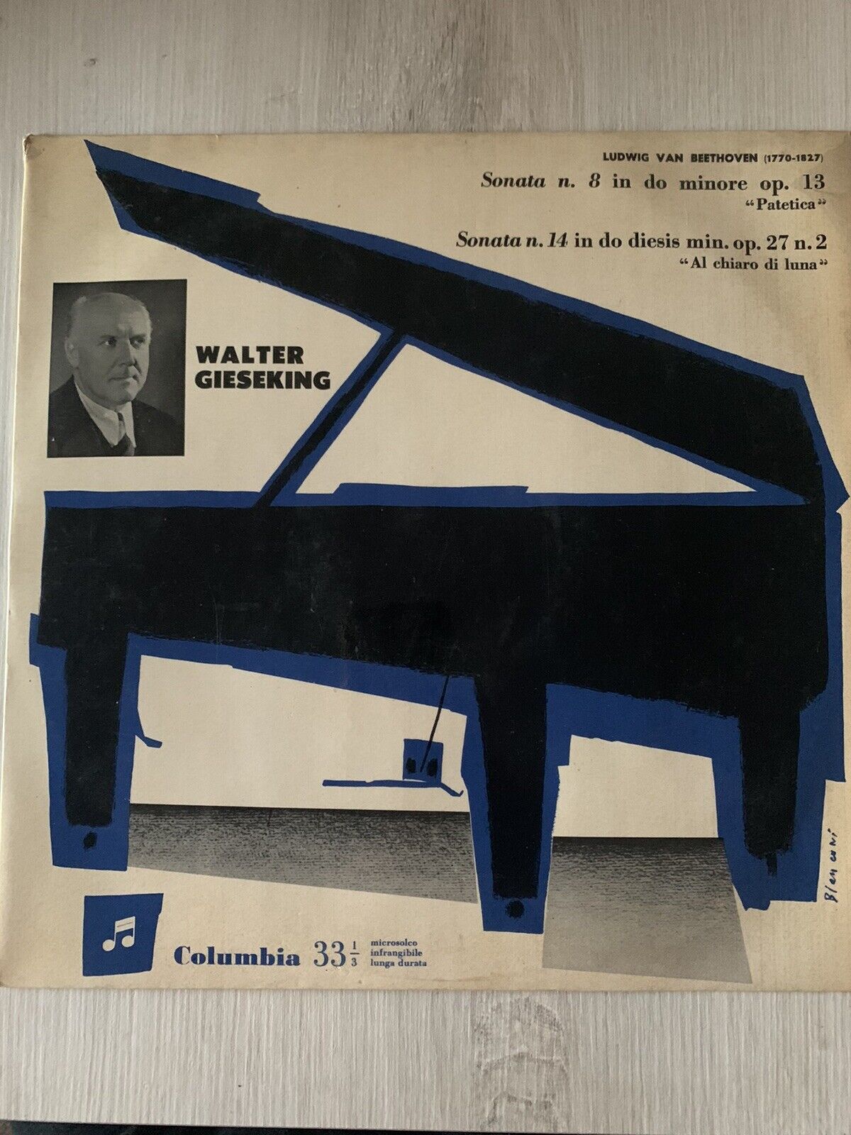 Walter Gieseking - Sonate de Beethoven n.8 po.13 - sonate n.14