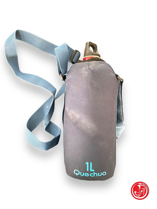 Quechua water bottle with bottle holder 