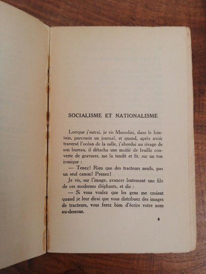 Entretiens avec Mussolini, Emil Ludwig, Ed. Albin Michel