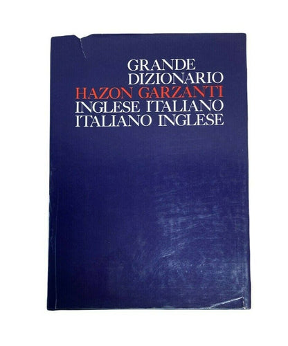 Dizionario Garzanti - inglese italiano