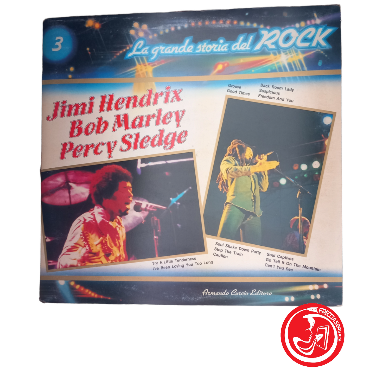 la grande histoire du rock JIMI HENDRIX, BOB MARLEY, PERCY SLEDGE