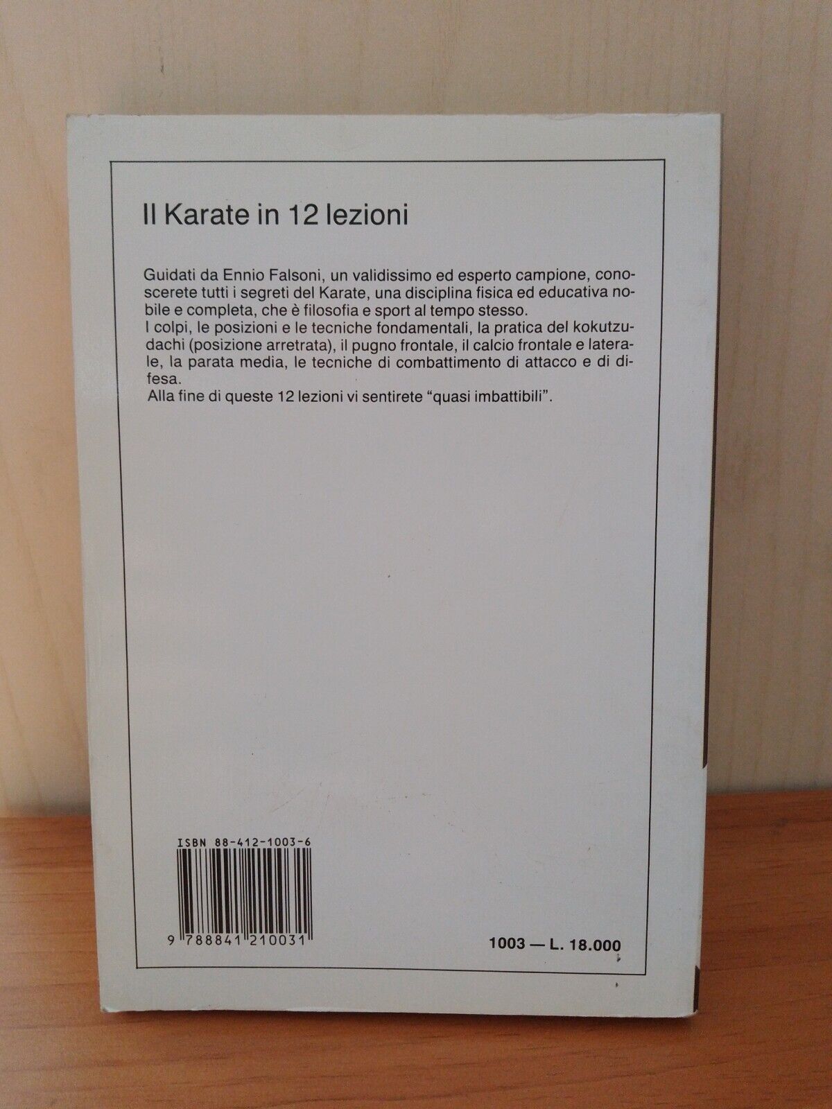 Karaté en 12 leçons - E. Falsoni - De Vecchi 1992