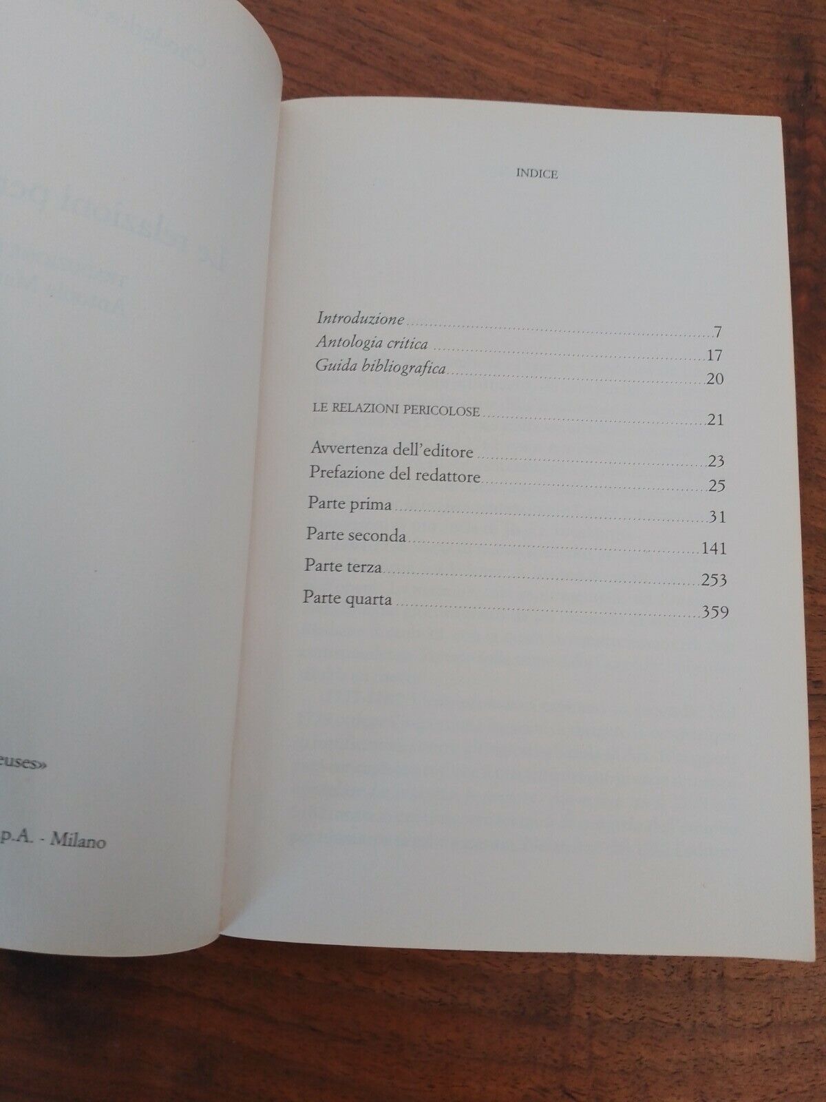Le relazioni pericolose,C. De Laclos, BCDe, 2012