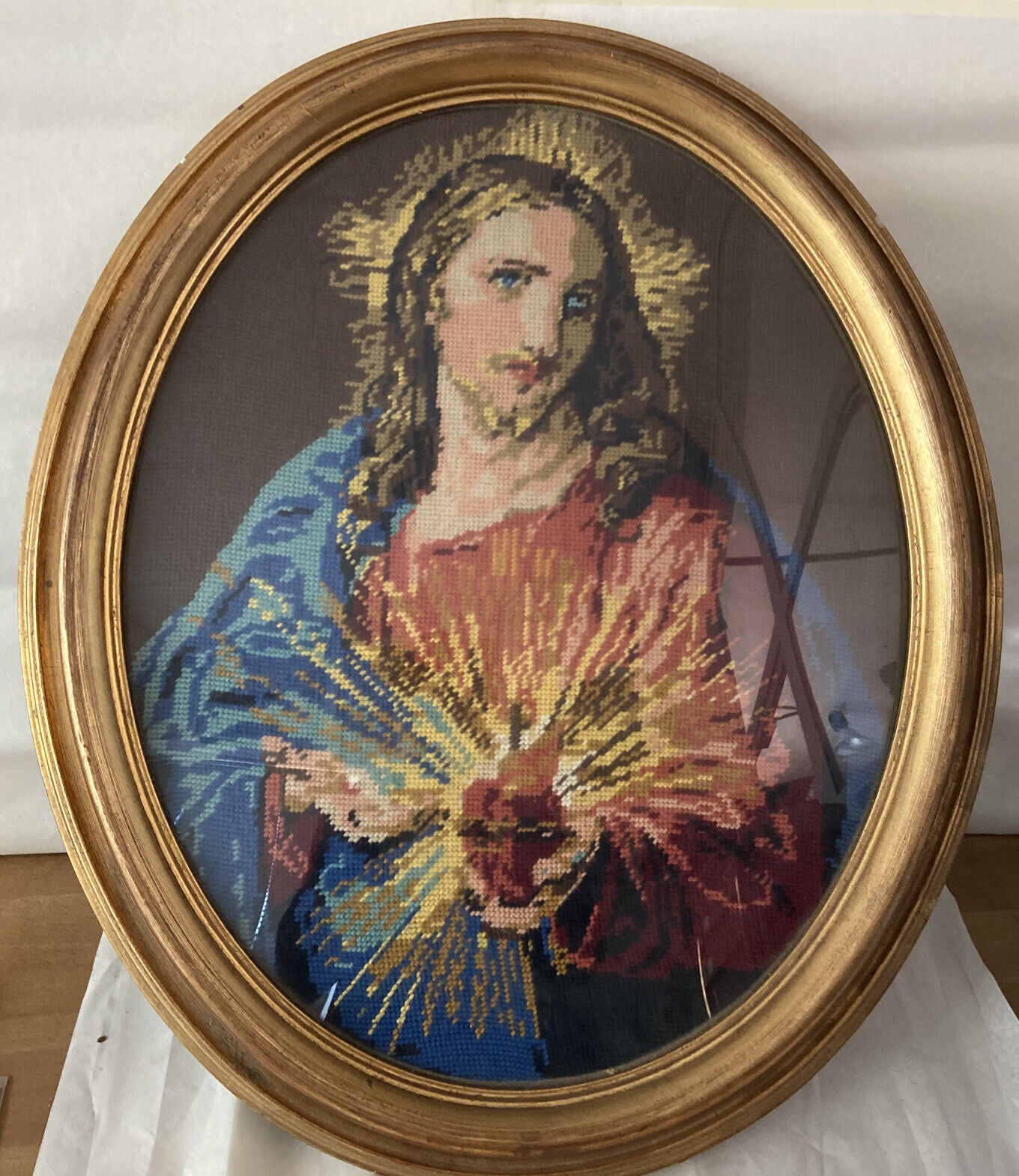 Quadro Ricamato A Punto Croce
