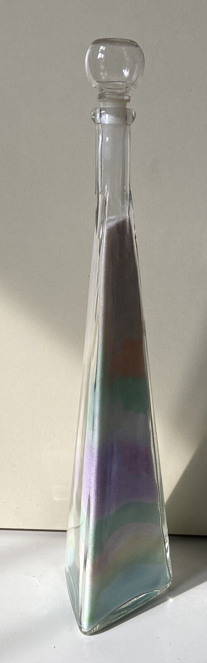 Decorated Glass Bottle