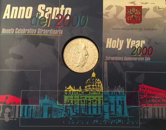 EXTRAORDINARY CELEBRATIVE COIN FOR THE HOLY YEAR 2000