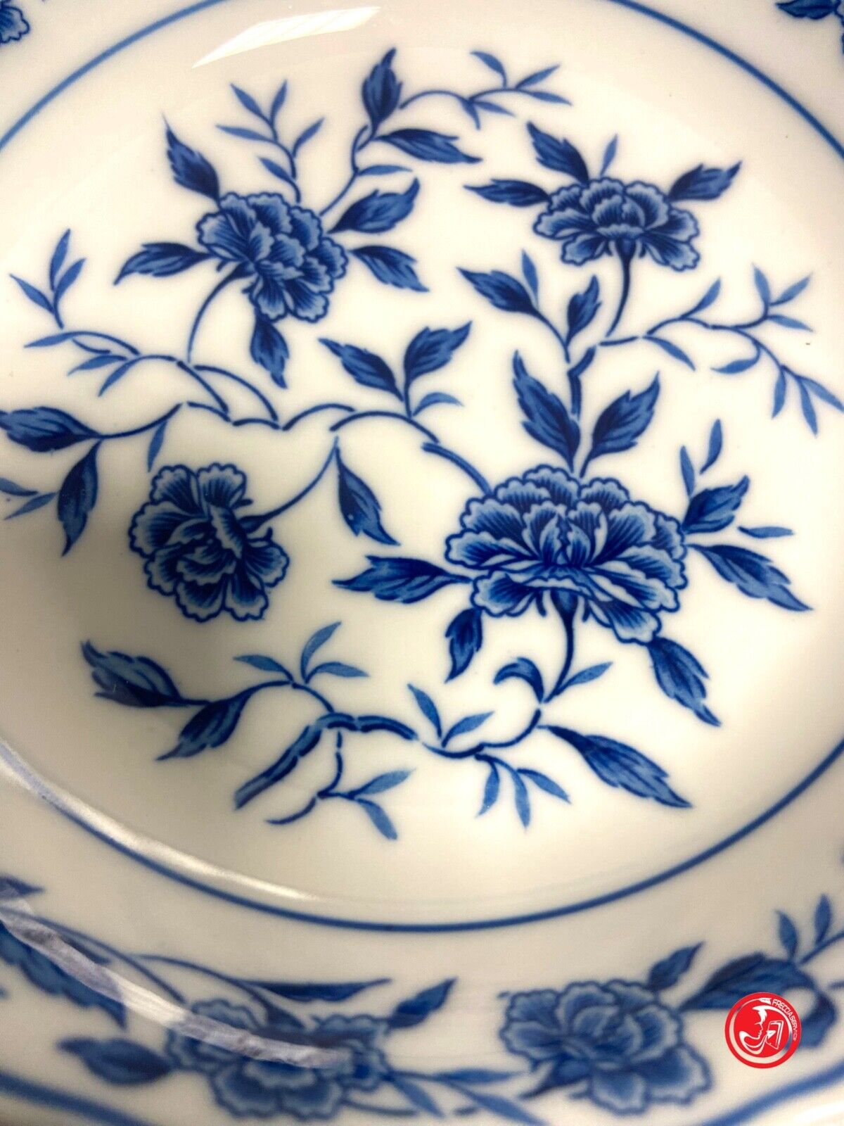 4 Fine China plates - Blue Chatham - Japan