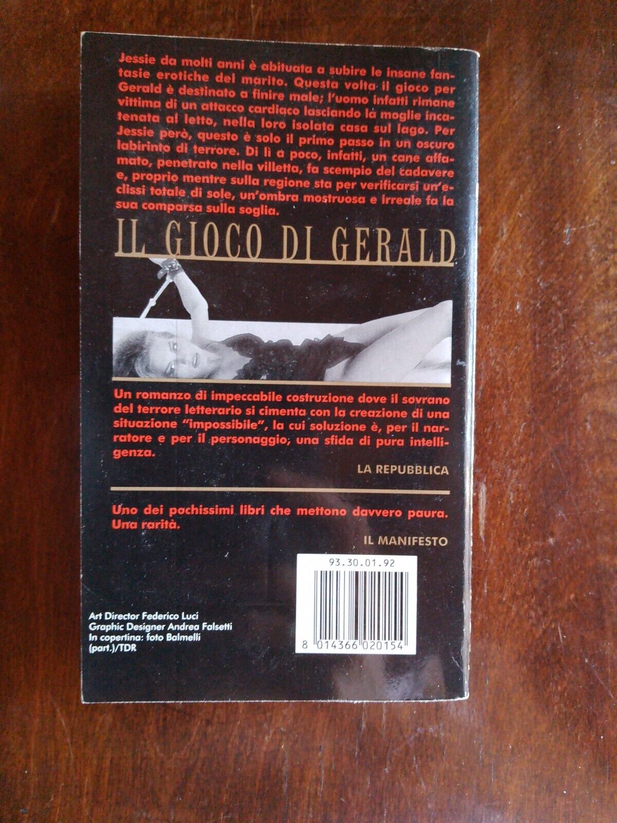 Le jeu de Gérald - Stephen King - Mondadori