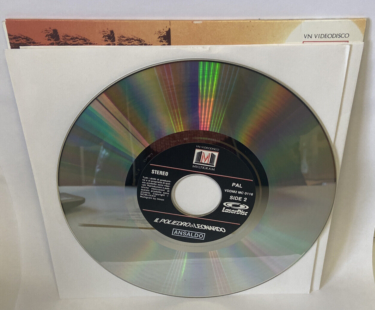 LE POLYHEDRO DE LEONARDO - Vidéodisque / Disque Laser - Multigramme - "Effet Nuit"