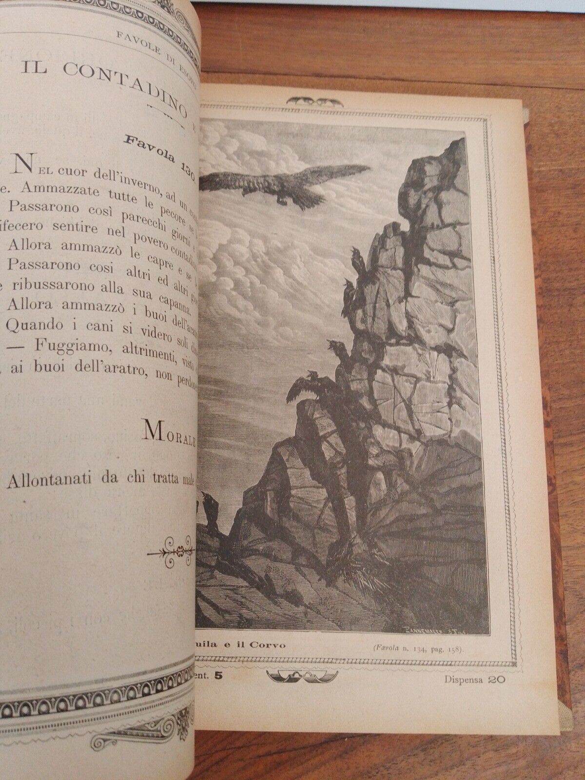 Fables d'Esope, O. Roux, illustrées par E. Griset, Perino Ed., 1887 RARE