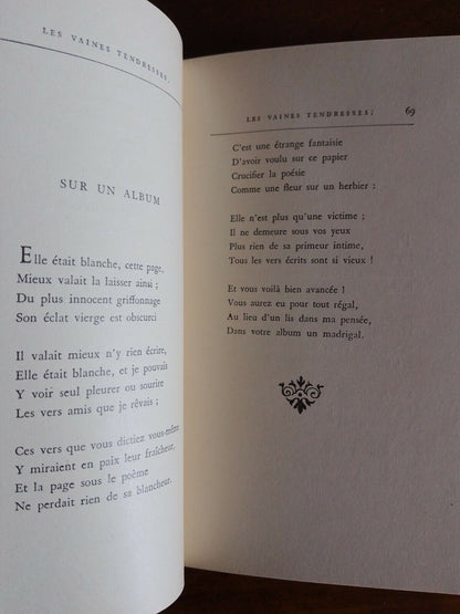 Oeuvres de Sully Prudhomme - Poésies 1872-1878, Libraire A. Lemerre, 1917