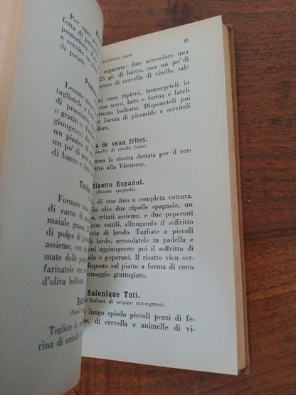 Cucina Internazionale, Lilla Deeley, Ed. Vallardi, 1937, RARO