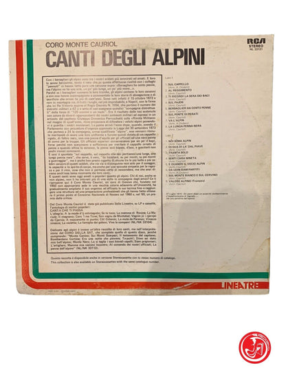 Monte Cauriol Choir - Songs of the Alpini