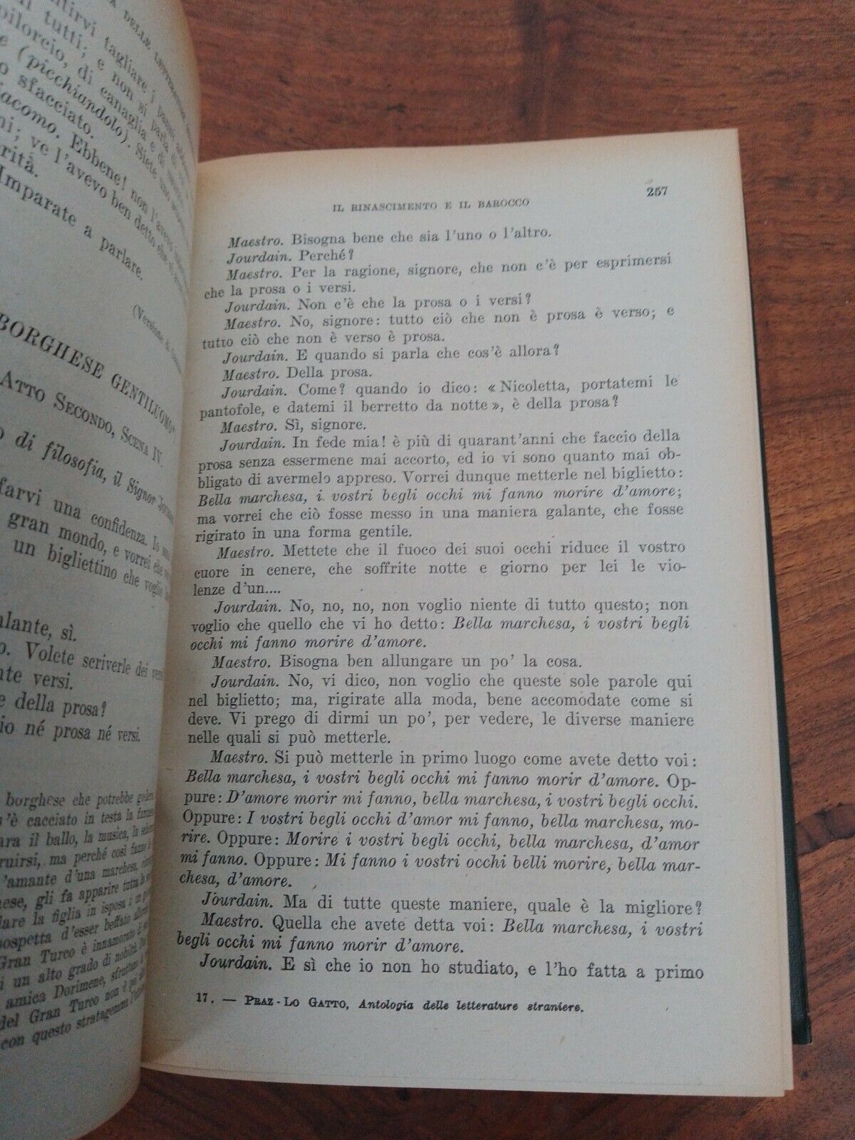 ANTHOLOGIE DES LITTERATURES ETRANGERES, Praz - Lo Gatto, Sansoni, 1ère éd. 1947