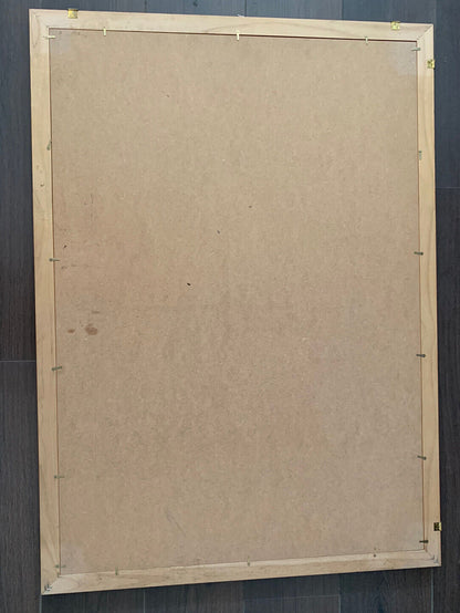 Tableaux avec cadre en bois