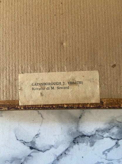 Pair of paintings Reynolds and Gainsborough T.